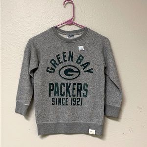 Green Bay Packers Crew Neck Youth Sweatshirt by Junk Food